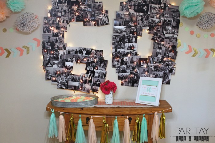 60th birthday decoration ideas