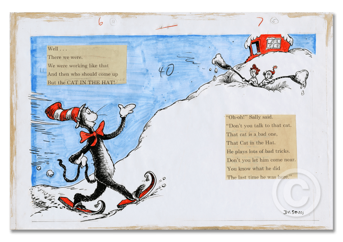 Cat in the hat coloring book