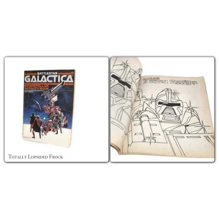 Coloring book battlestar books 1978